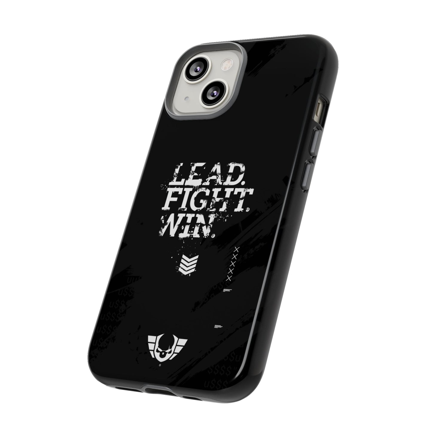 Warsaken® Phone Case : Lead. Fight. Win. : Black