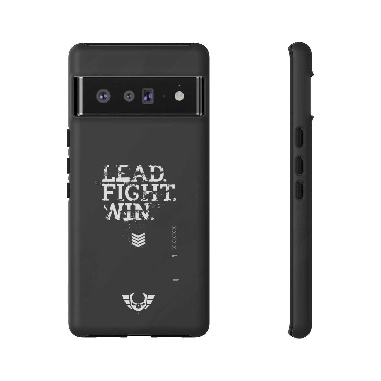 Warsaken® Phone Case : Lead. Fight. Win. : Black