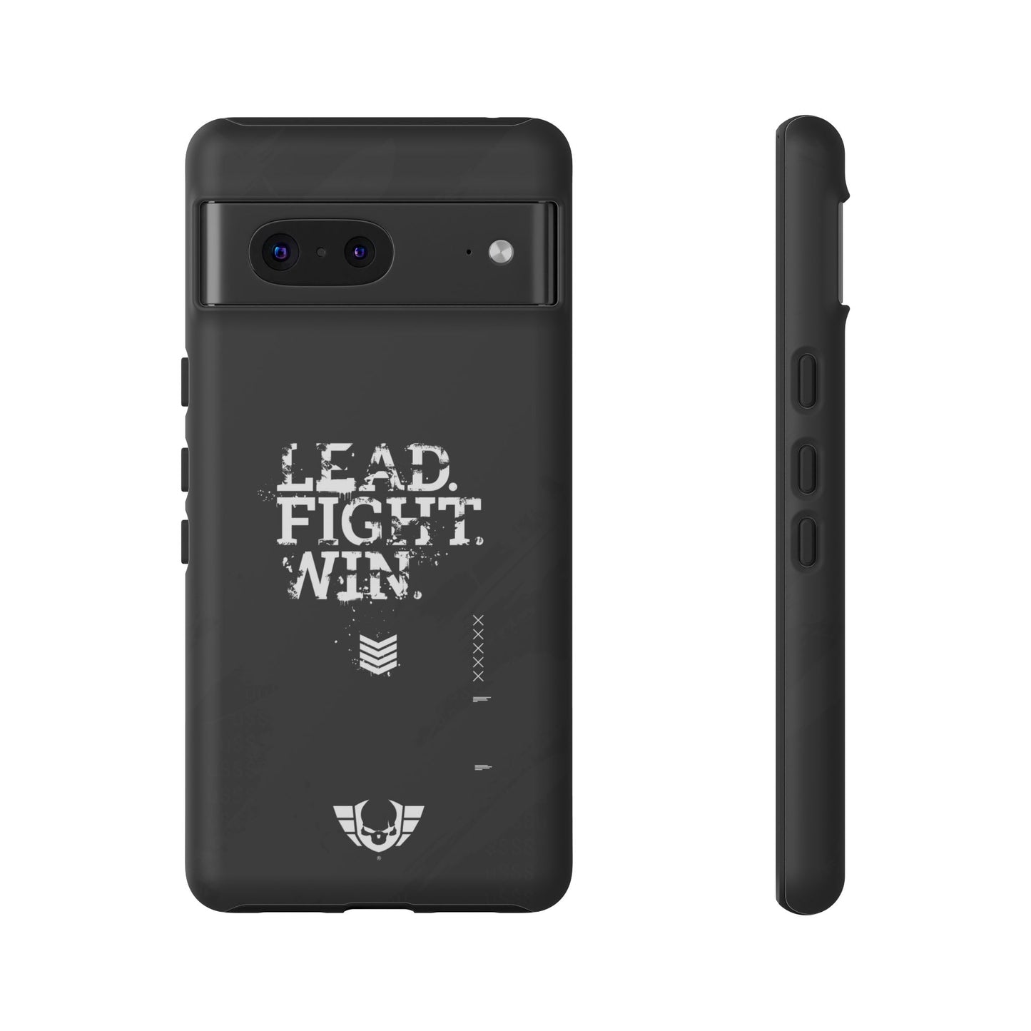 Warsaken® Phone Case : Lead. Fight. Win. : Black