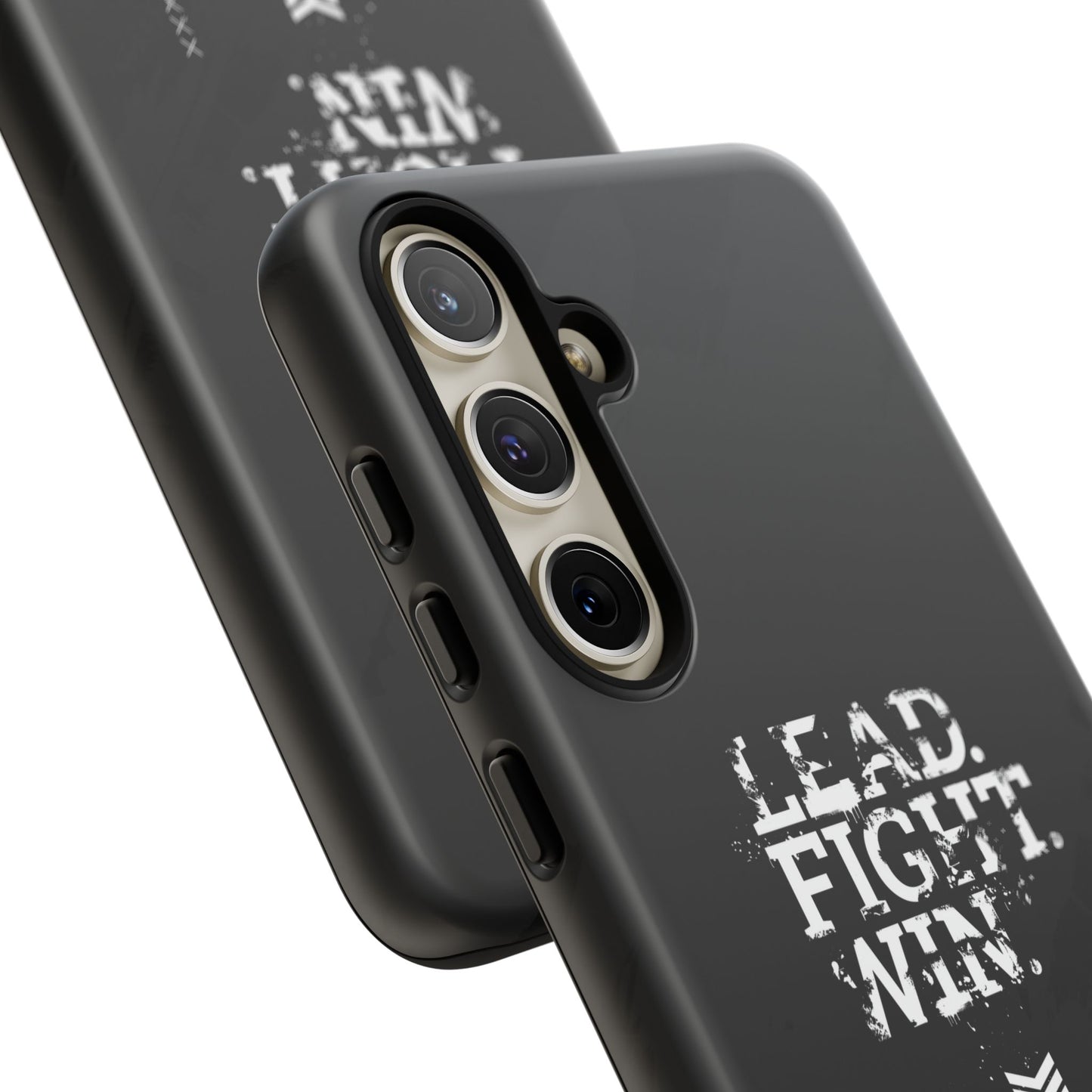 Warsaken® Phone Case : Lead. Fight. Win. : Black