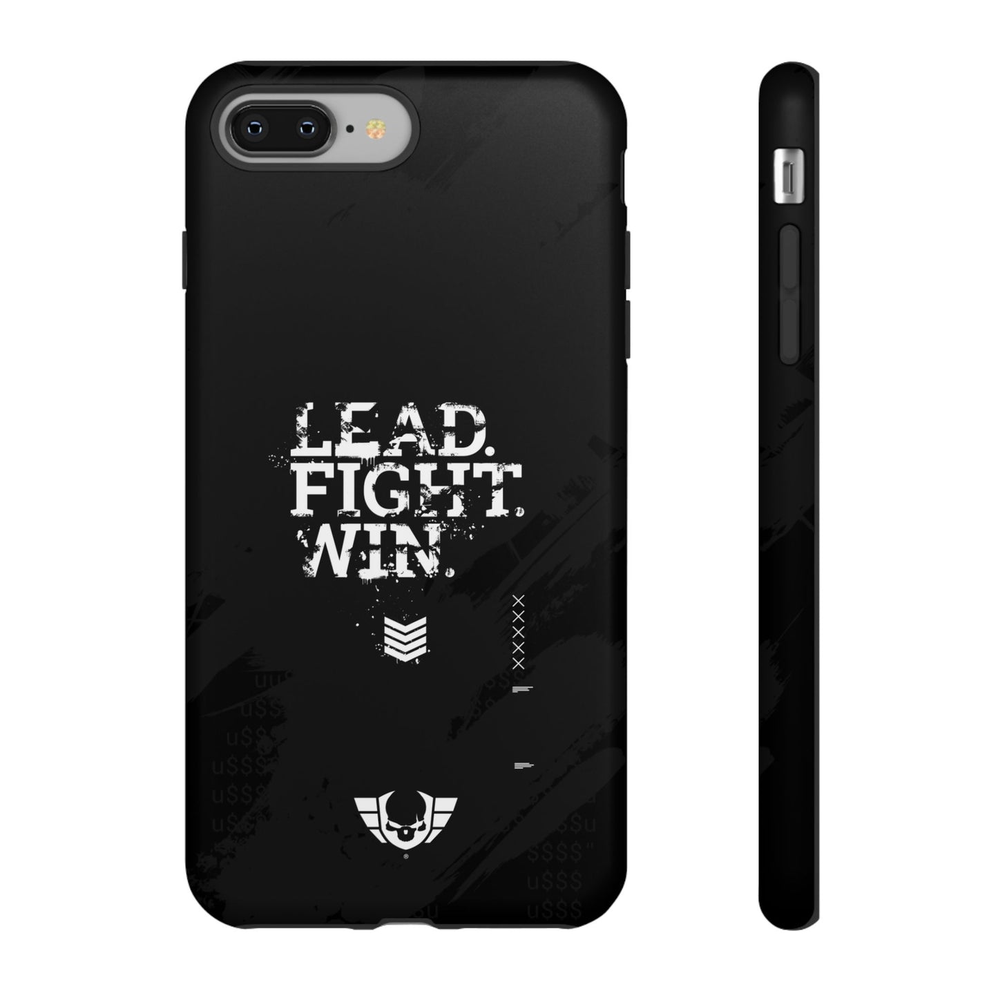 Warsaken® Phone Case : Lead. Fight. Win. : Black