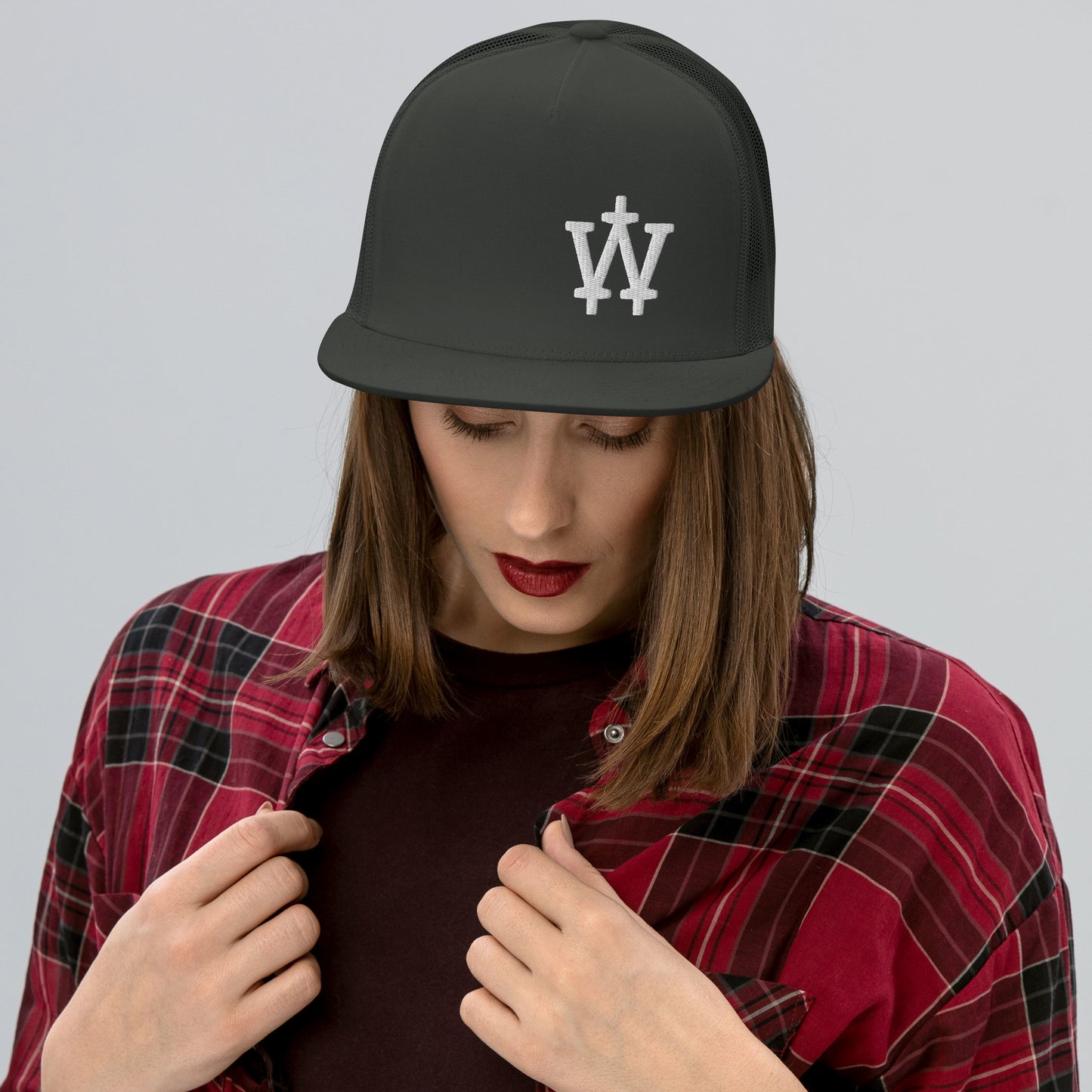 Unisex Warsaken® Hat : Trucker : Loot : Grey