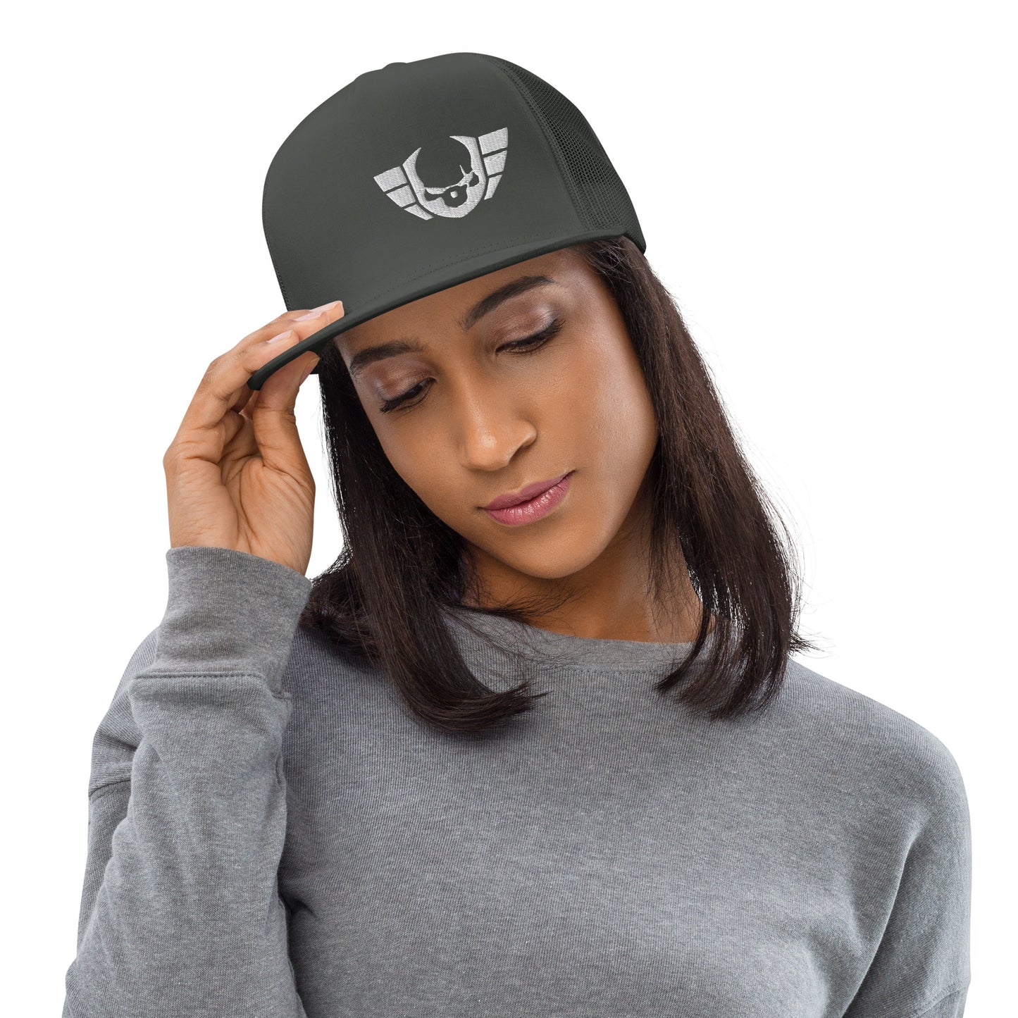 Unisex Warsaken® Hat : Trucker : Logo : Grey