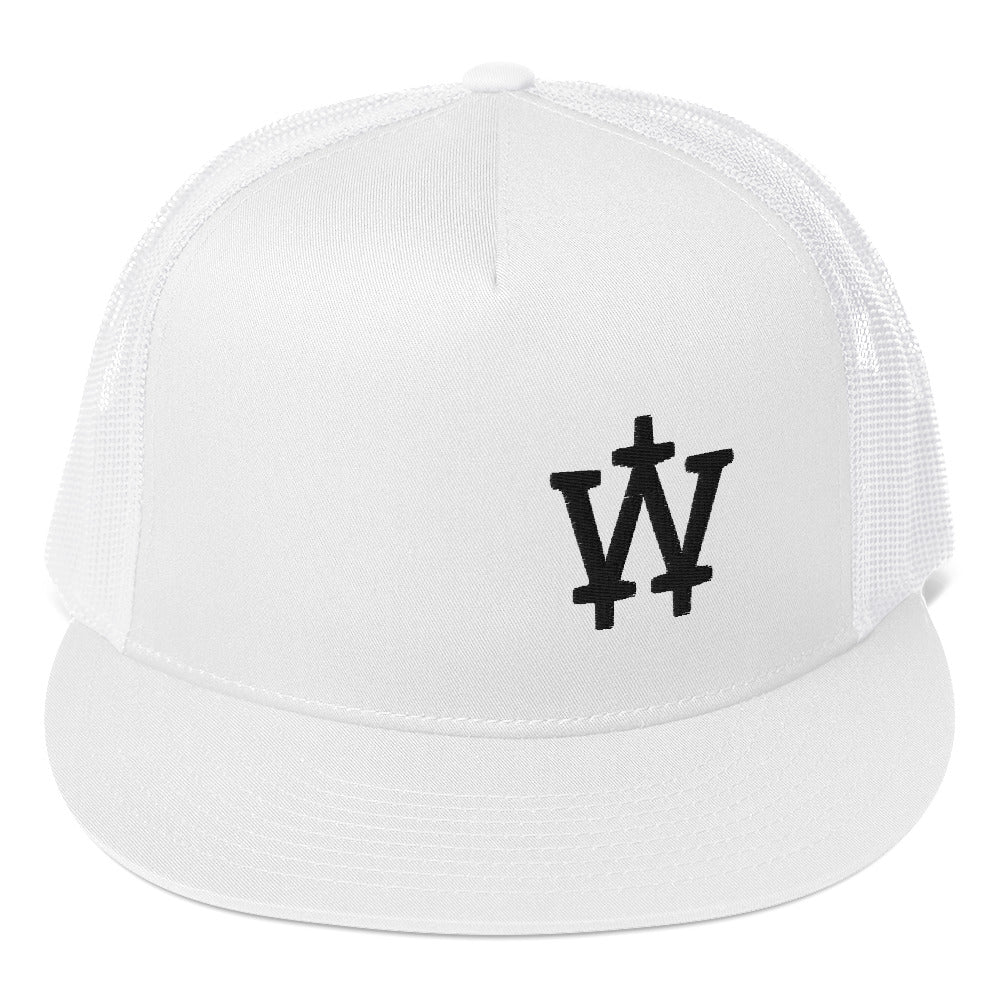 Unisex Warsaken® Hat : Trucker : Loot : White