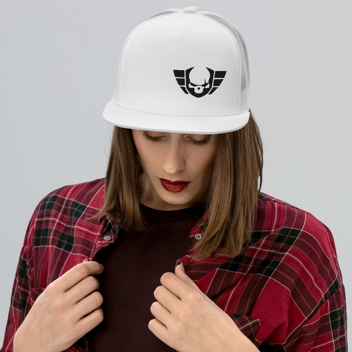 Unisex Warsaken® Hat : Trucker : Logo : White