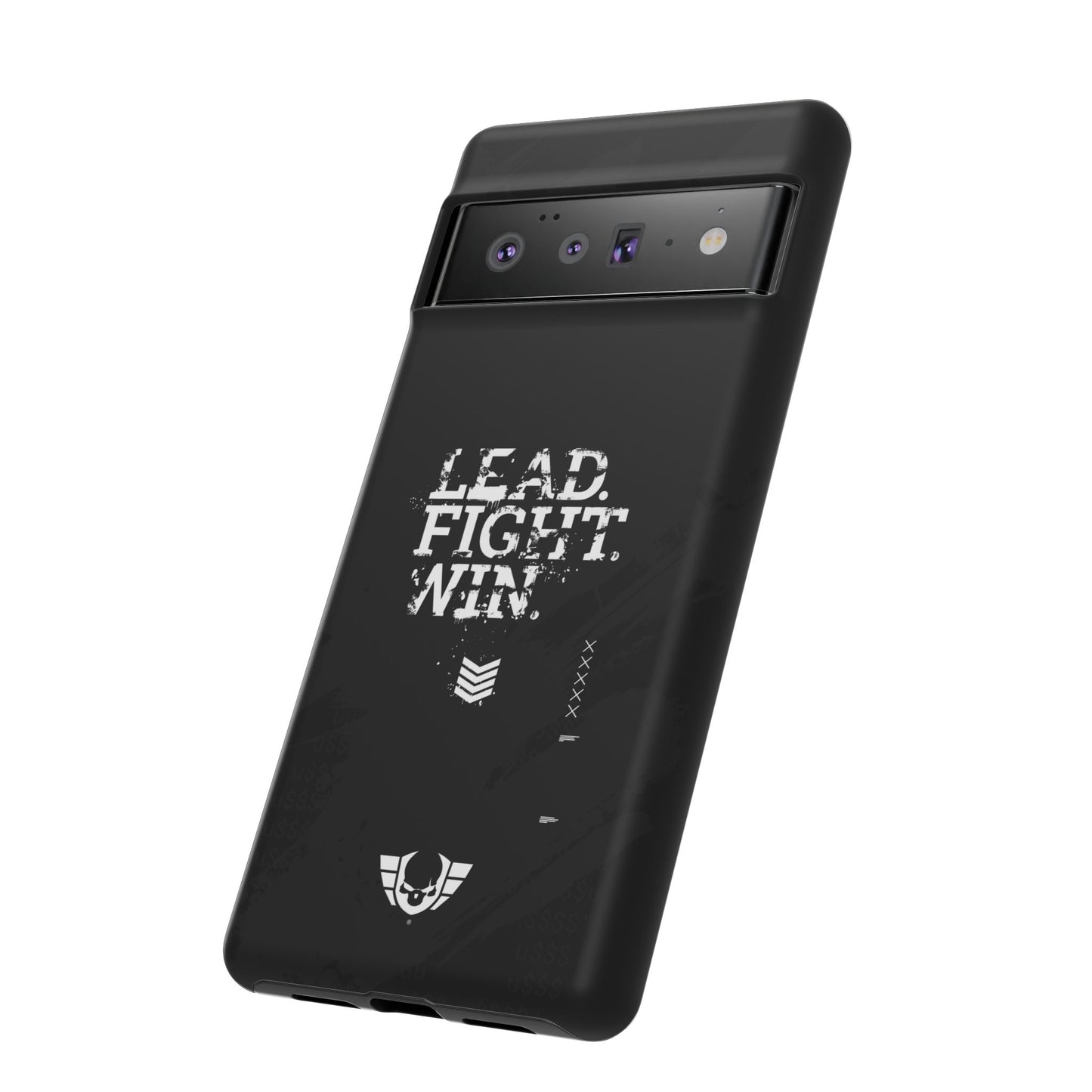 Warsaken® Phone Case : Lead. Fight. Win. : Black