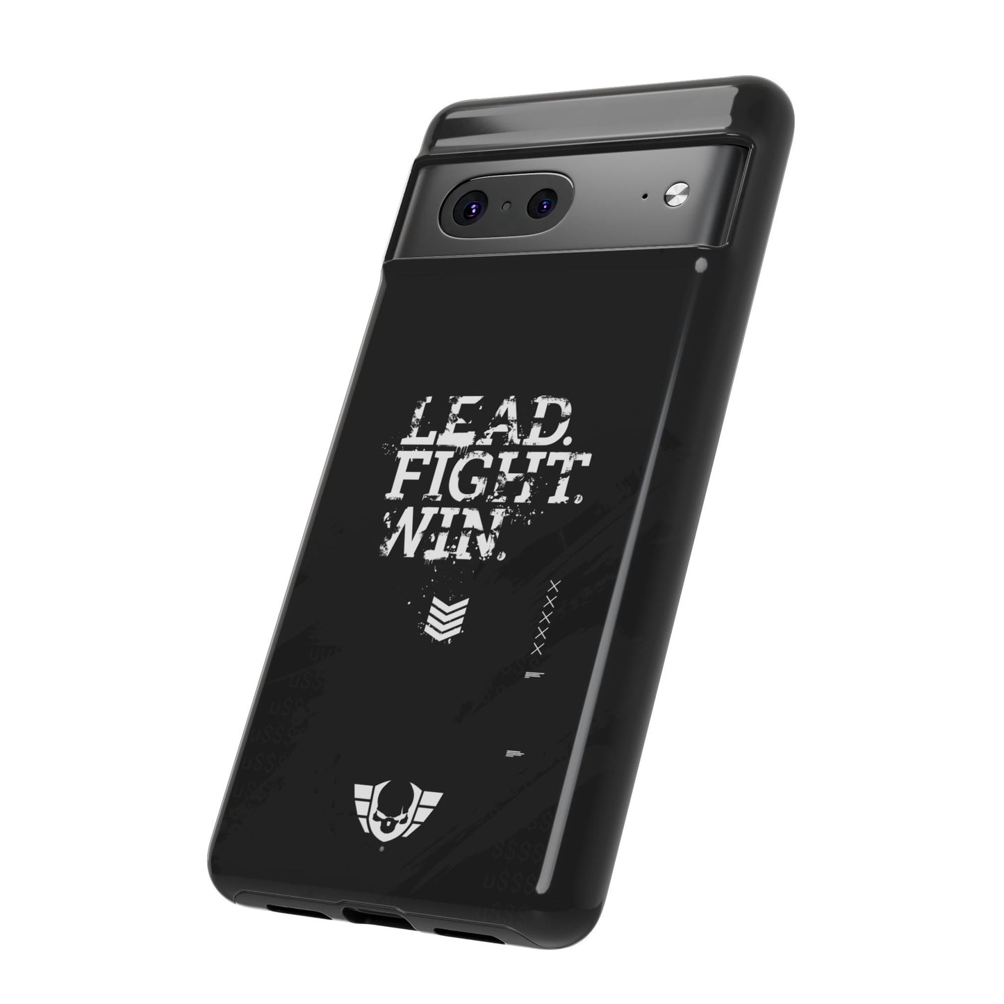 Warsaken® Phone Case : Lead. Fight. Win. : Black