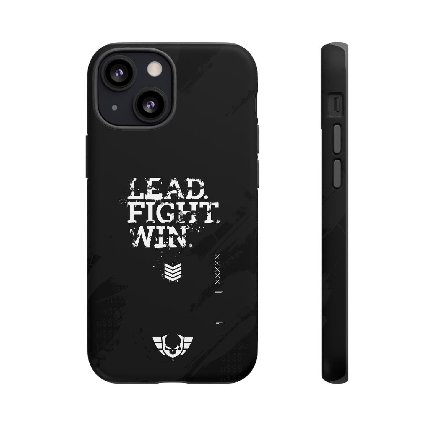 Warsaken® Phone Case : Lead. Fight. Win. : Black