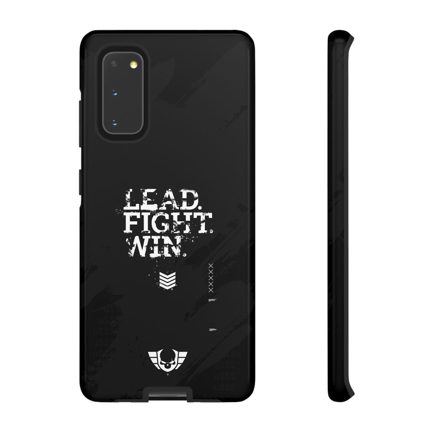 Warsaken® Phone Case : Lead. Fight. Win. : Black