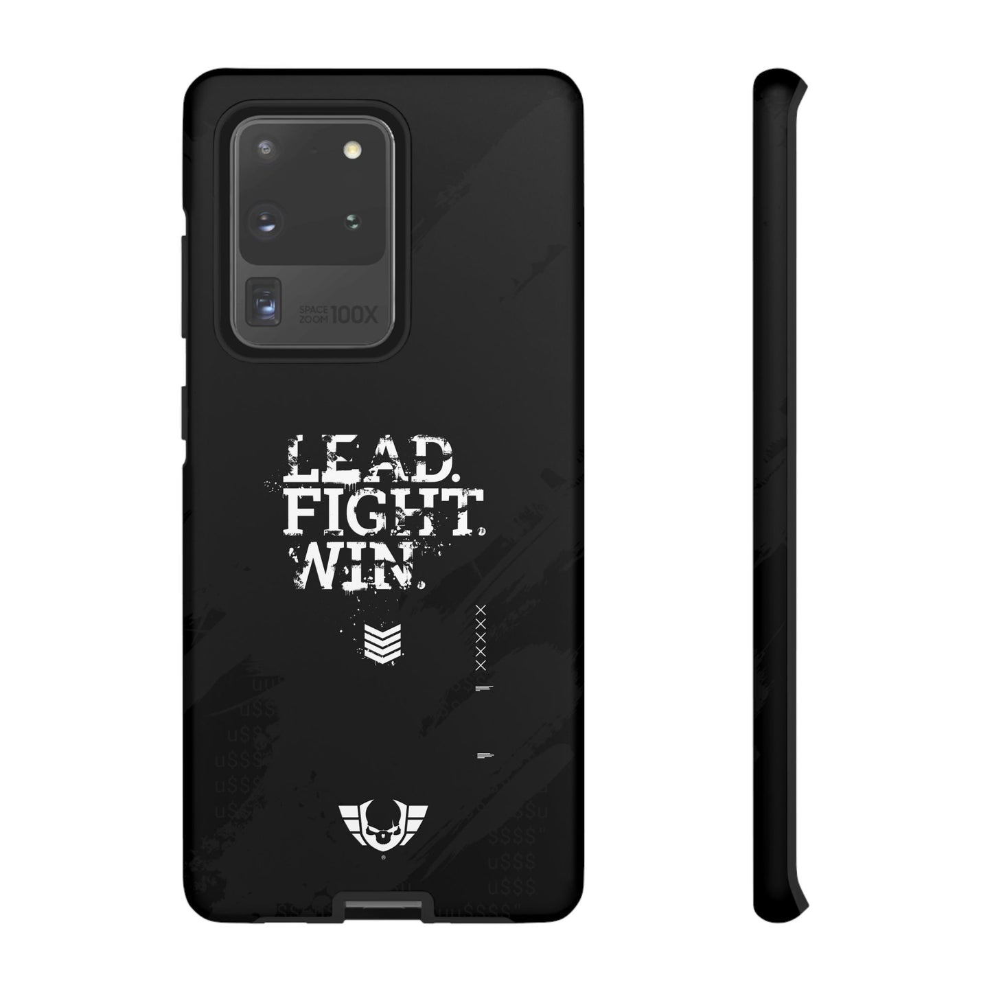 Warsaken® Phone Case : Lead. Fight. Win. : Black