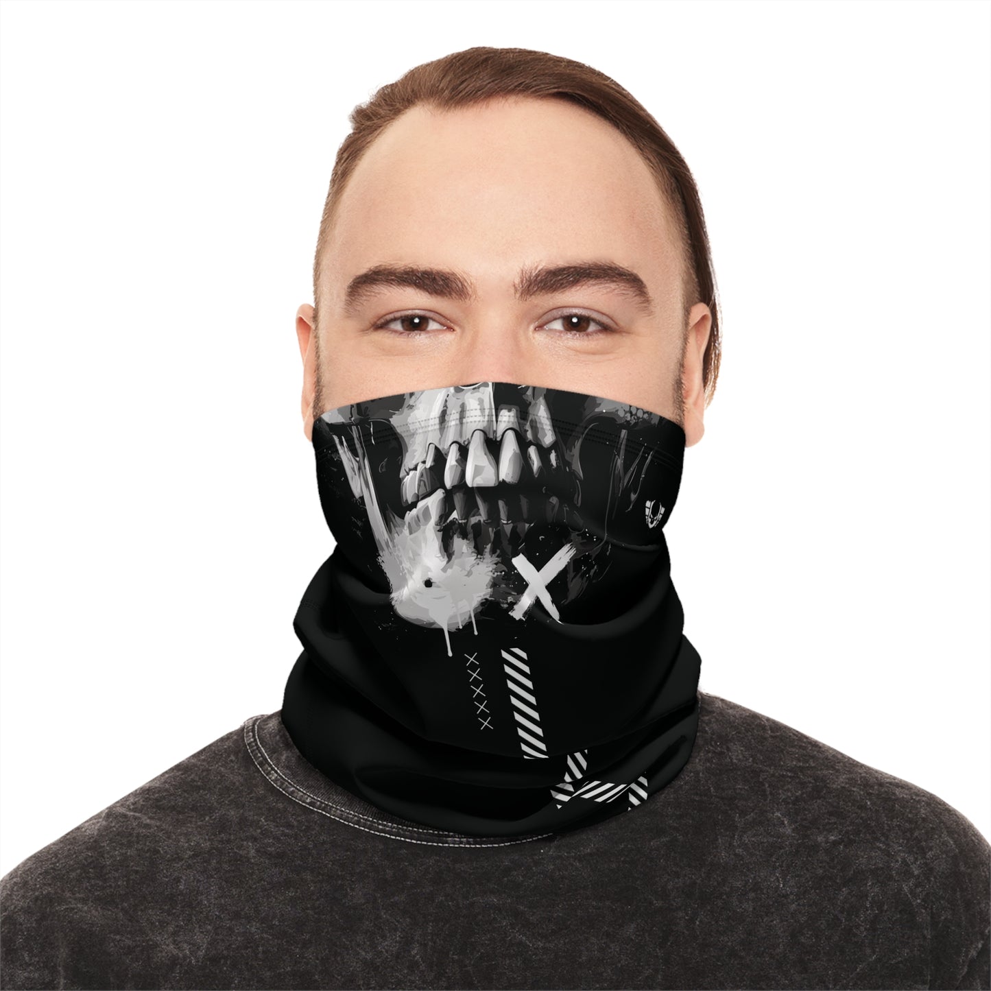 Warsaken® Winter Gaiter : Heavy Skull : Black