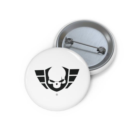Warsaken® Button Pin : White