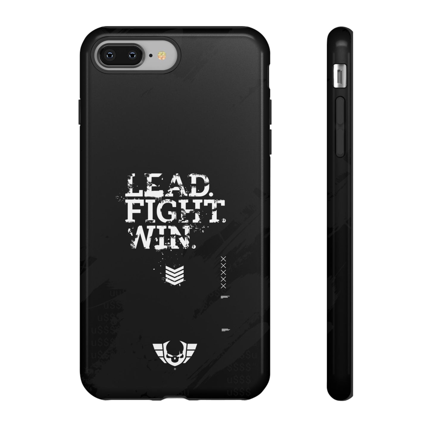 Warsaken® Phone Case : Lead. Fight. Win. : Black