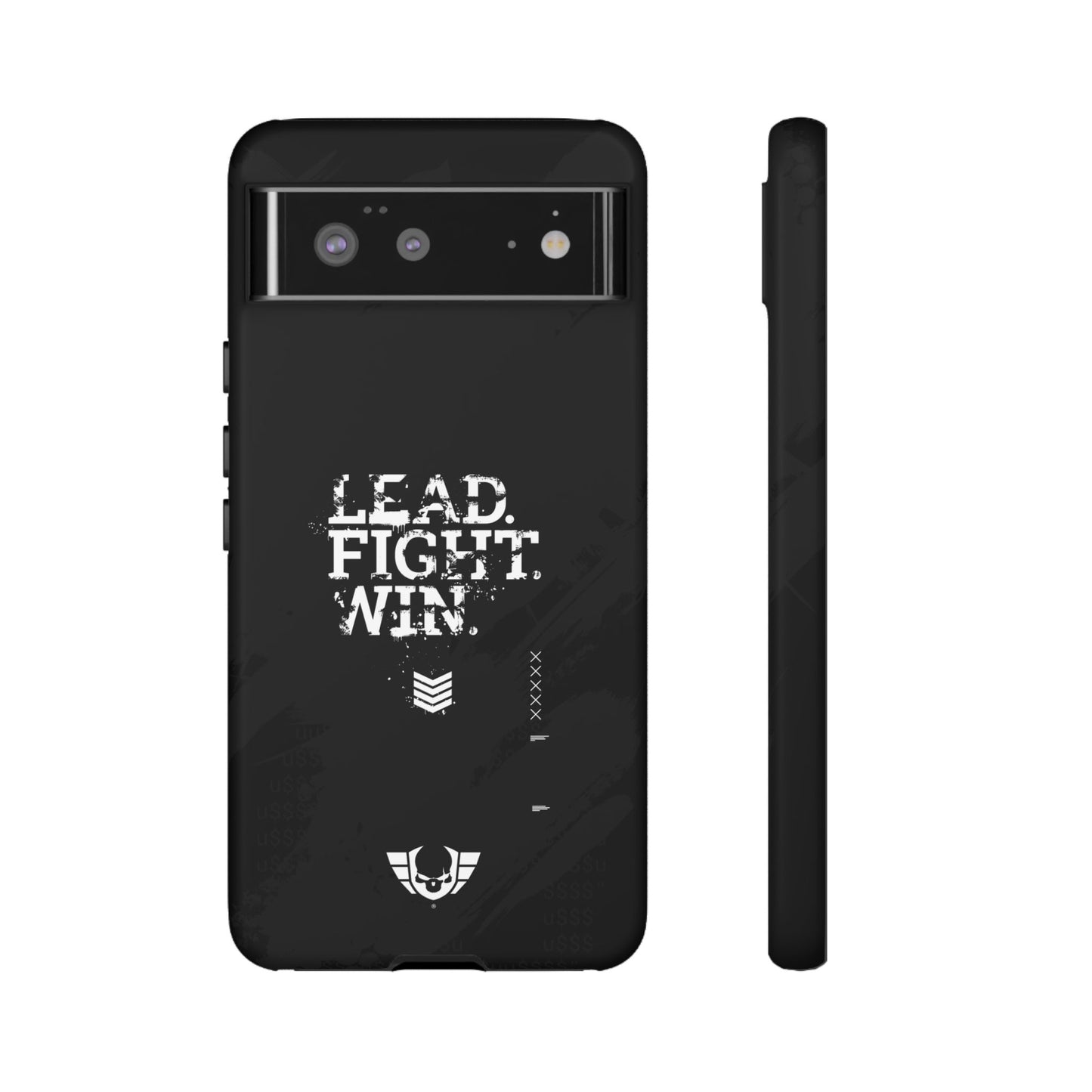 Warsaken® Phone Case : Lead. Fight. Win. : Black