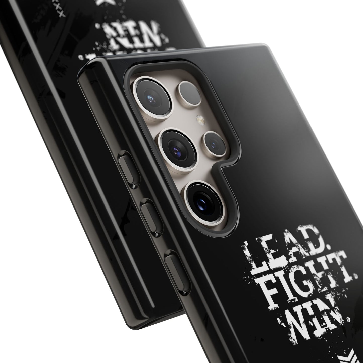 Warsaken® Phone Case : Lead. Fight. Win. : Black