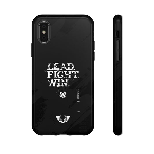 Warsaken® Phone Case : Lead. Fight. Win. : Black