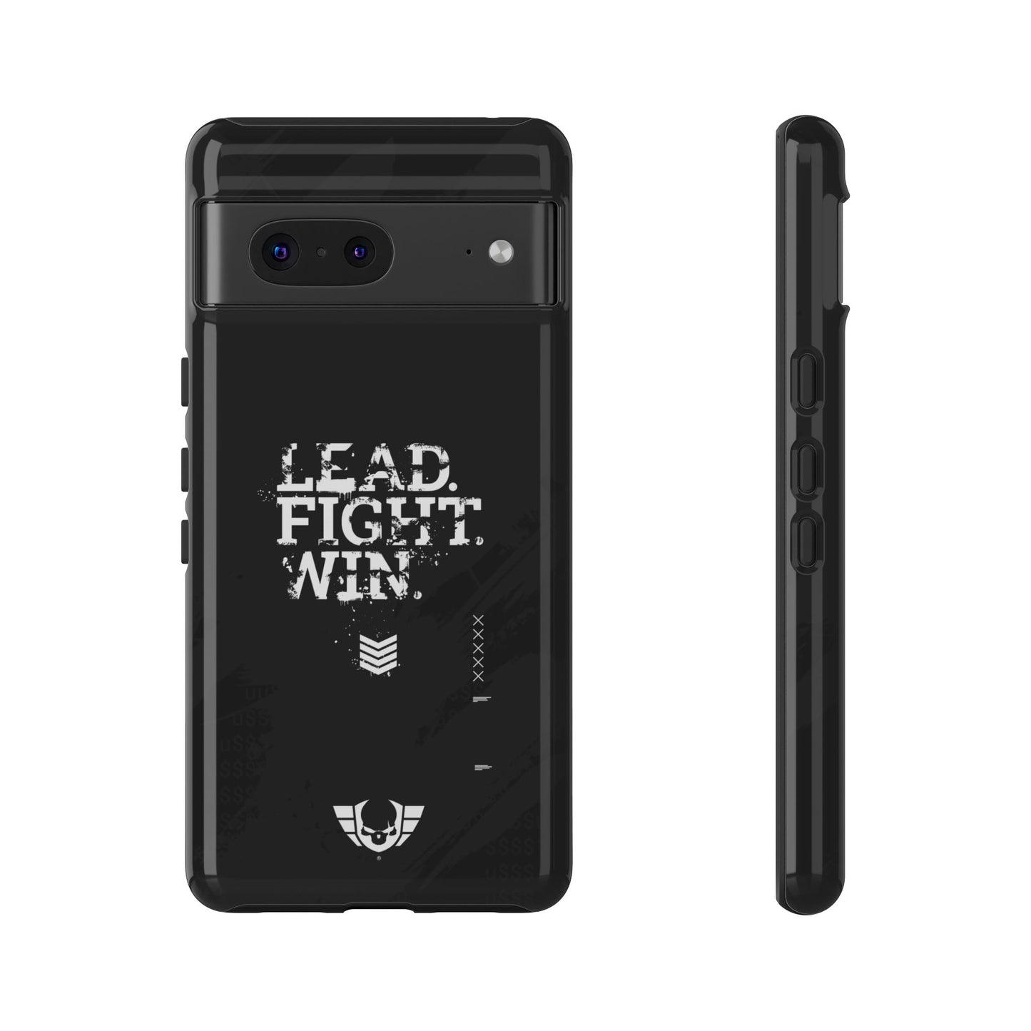 Warsaken® Phone Case : Lead. Fight. Win. : Black