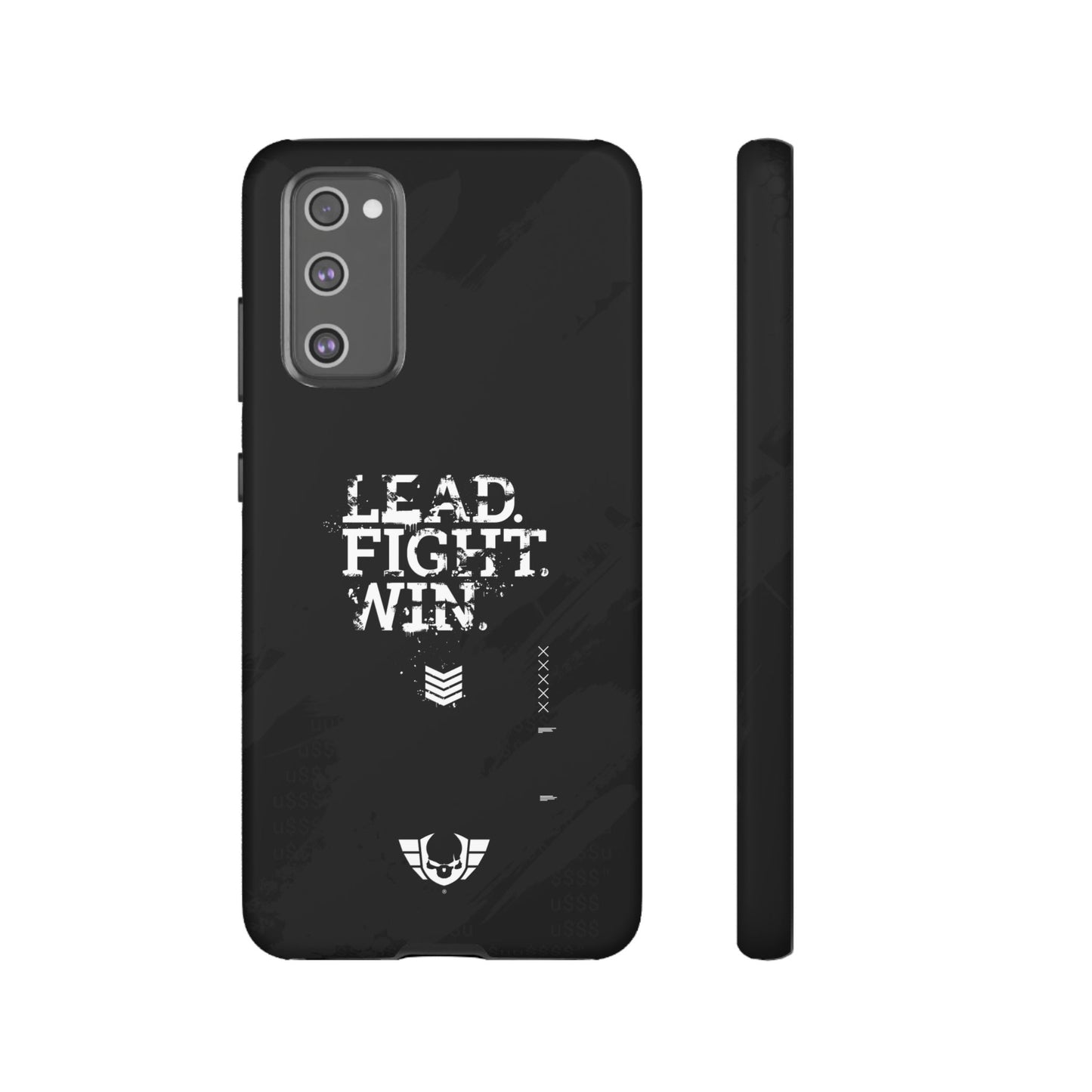 Warsaken® Phone Case : Lead. Fight. Win. : Black