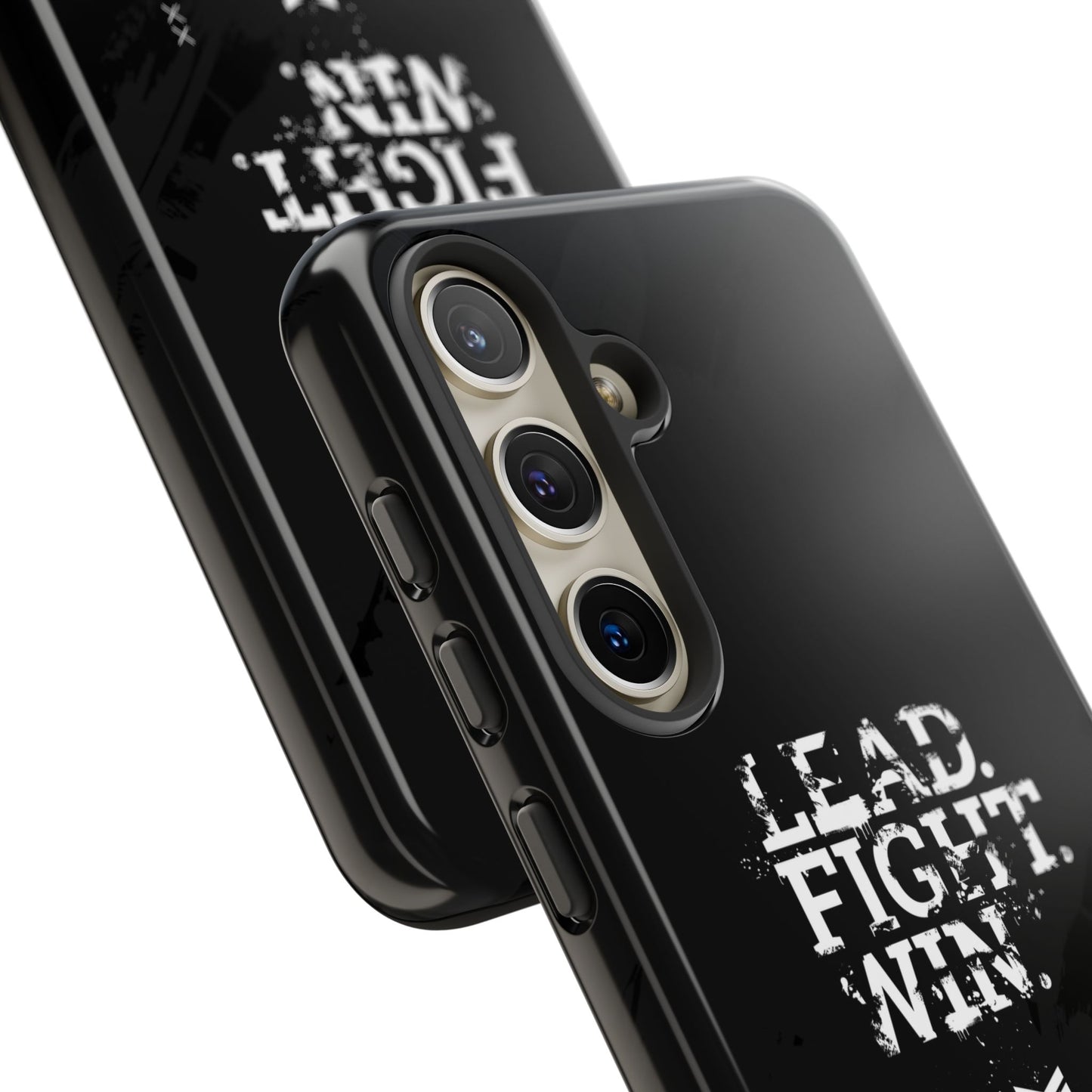 Warsaken® Phone Case : Lead. Fight. Win. : Black