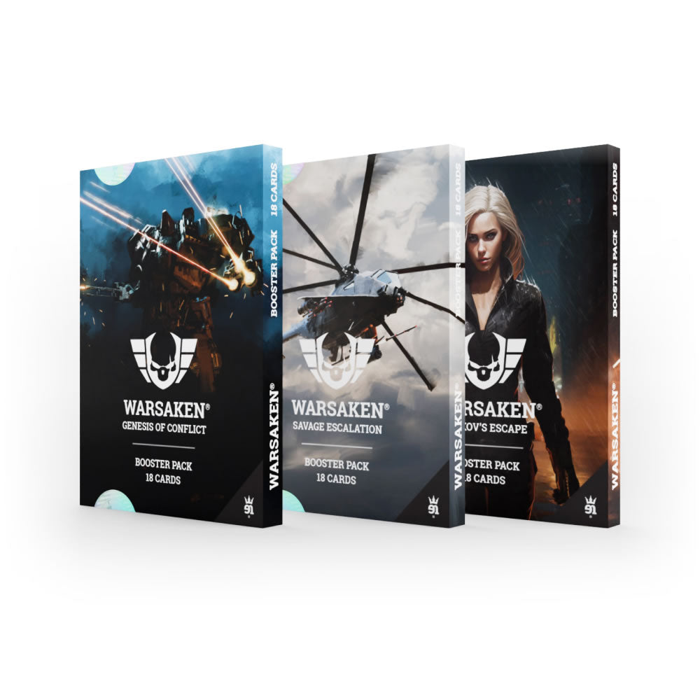 Warsaken® Mystery Pack Bundle : Booster Packs : 3x