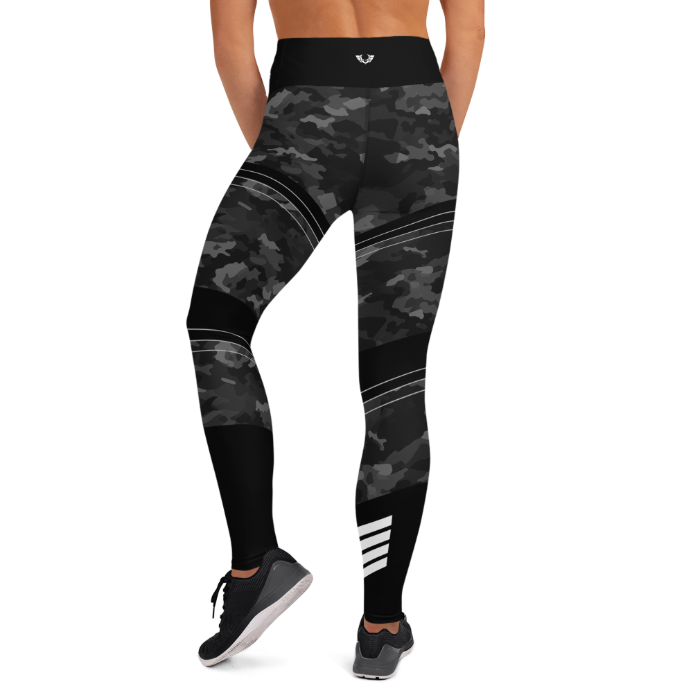 Women's Warsaken® Leggings : Rank : Black Camo