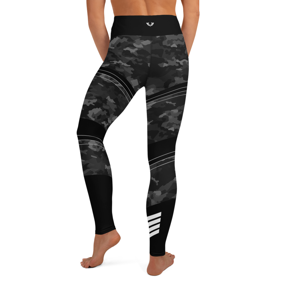 Women's Warsaken® Leggings : Rank : Black Camo