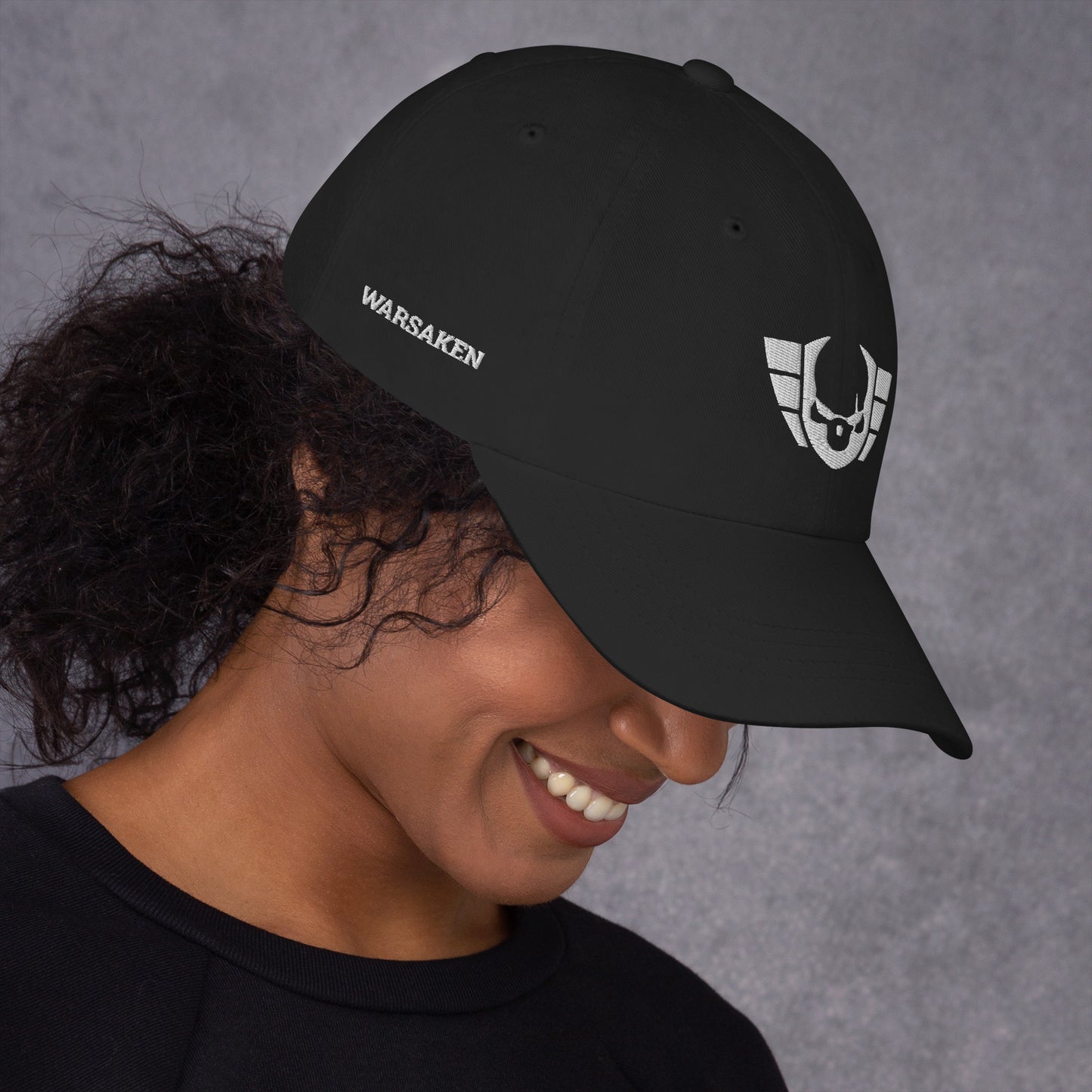 Unisex Warsaken® Hat : Vintage : Logo: Black