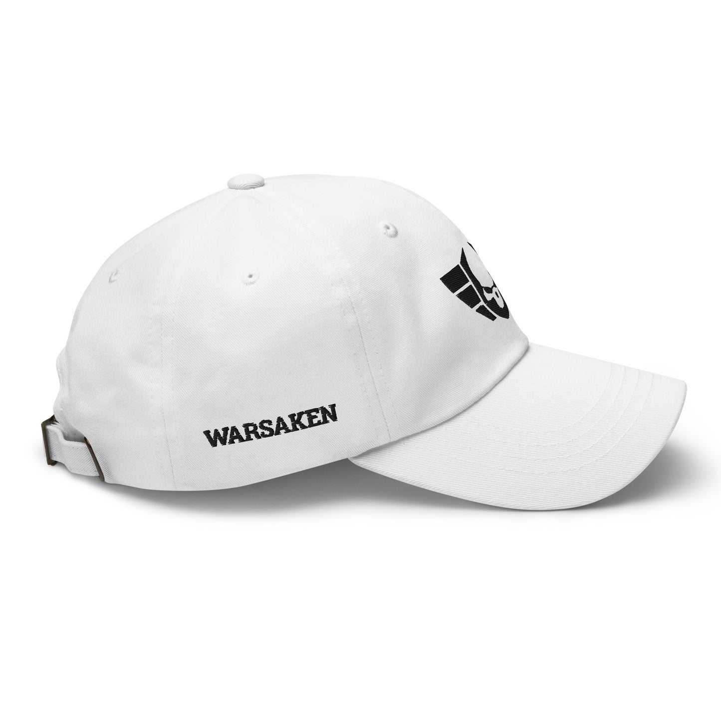 Unisex Warsaken® Hat : Vintage : Logo: White