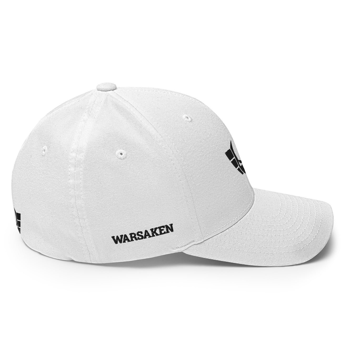 Unisex Warsaken® Hat : Flexfit : Logo : White