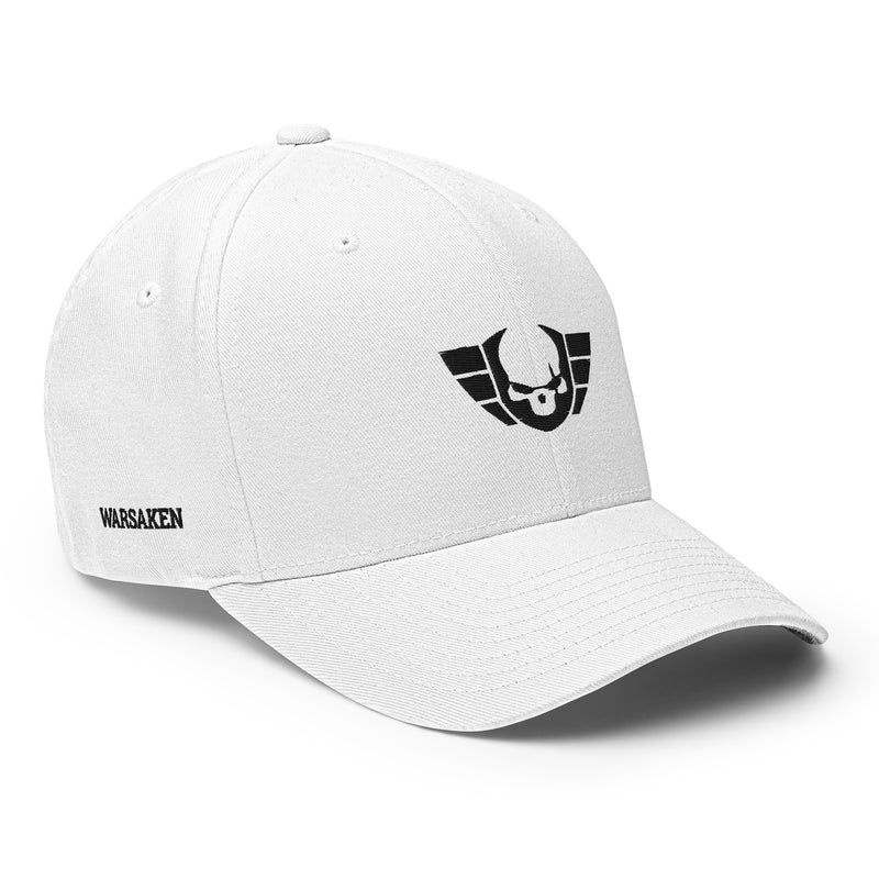 Unisex Warsaken® Hat : Flexfit : Logo : White