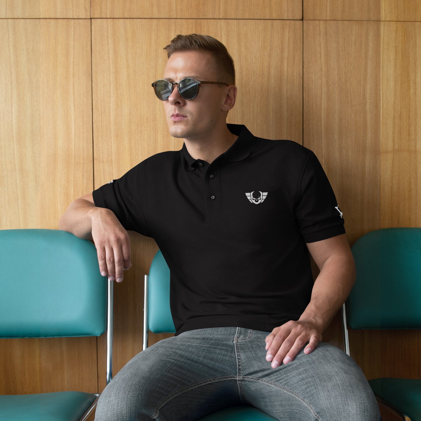 Men's Warsaken® Polo : Logo : Black