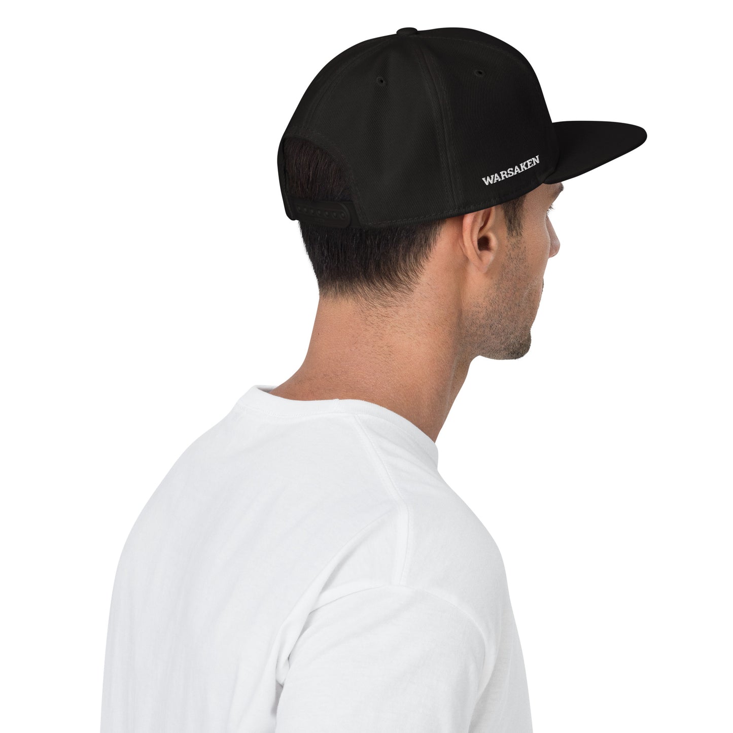 Unisex Warsaken® Hat : Snapback: Logo : Black