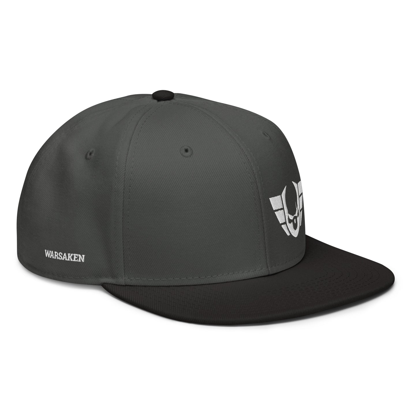 Unisex Warsaken® Hat : Snapback: Logo : Grey