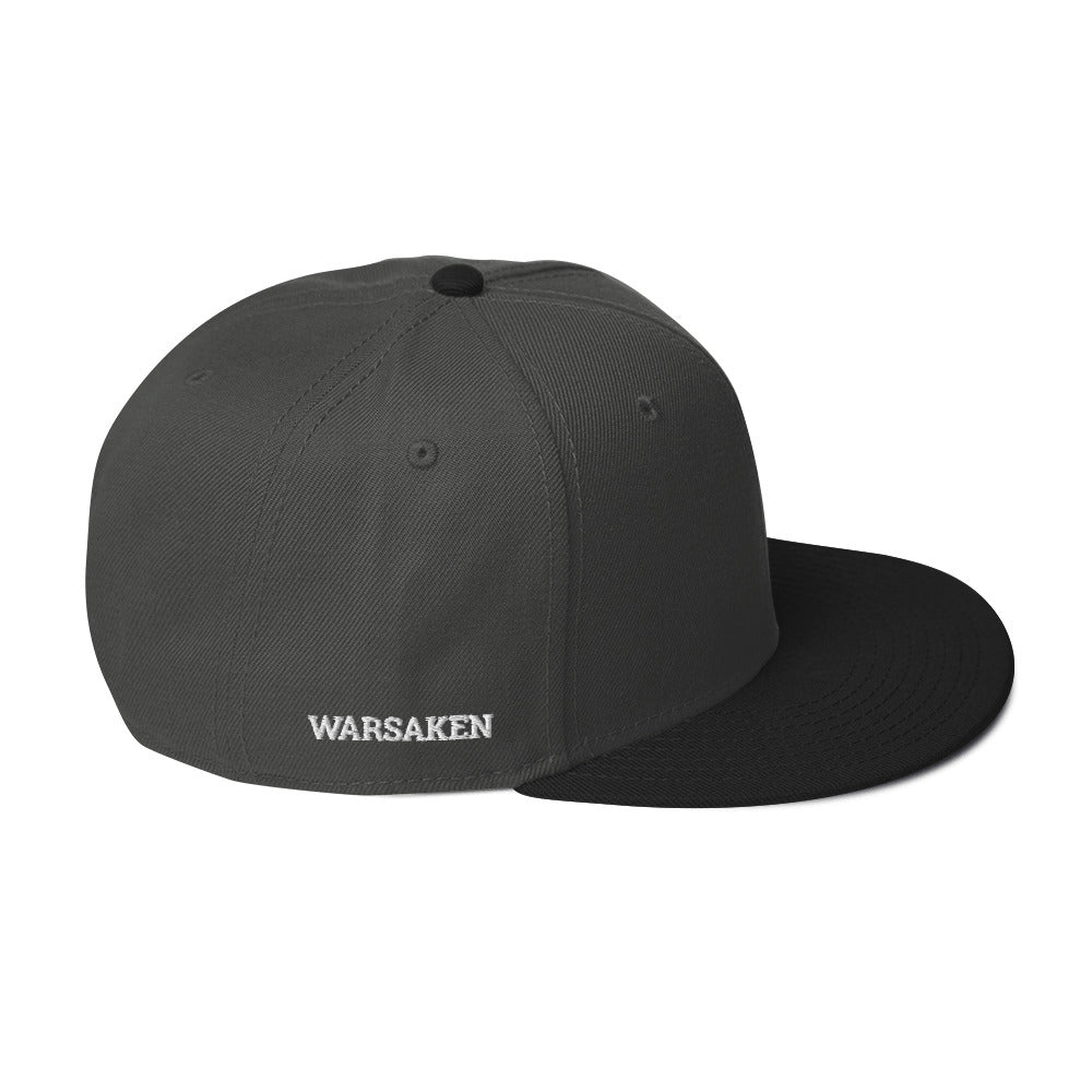 Unisex Warsaken® Hat : Snapback: Logo : Grey