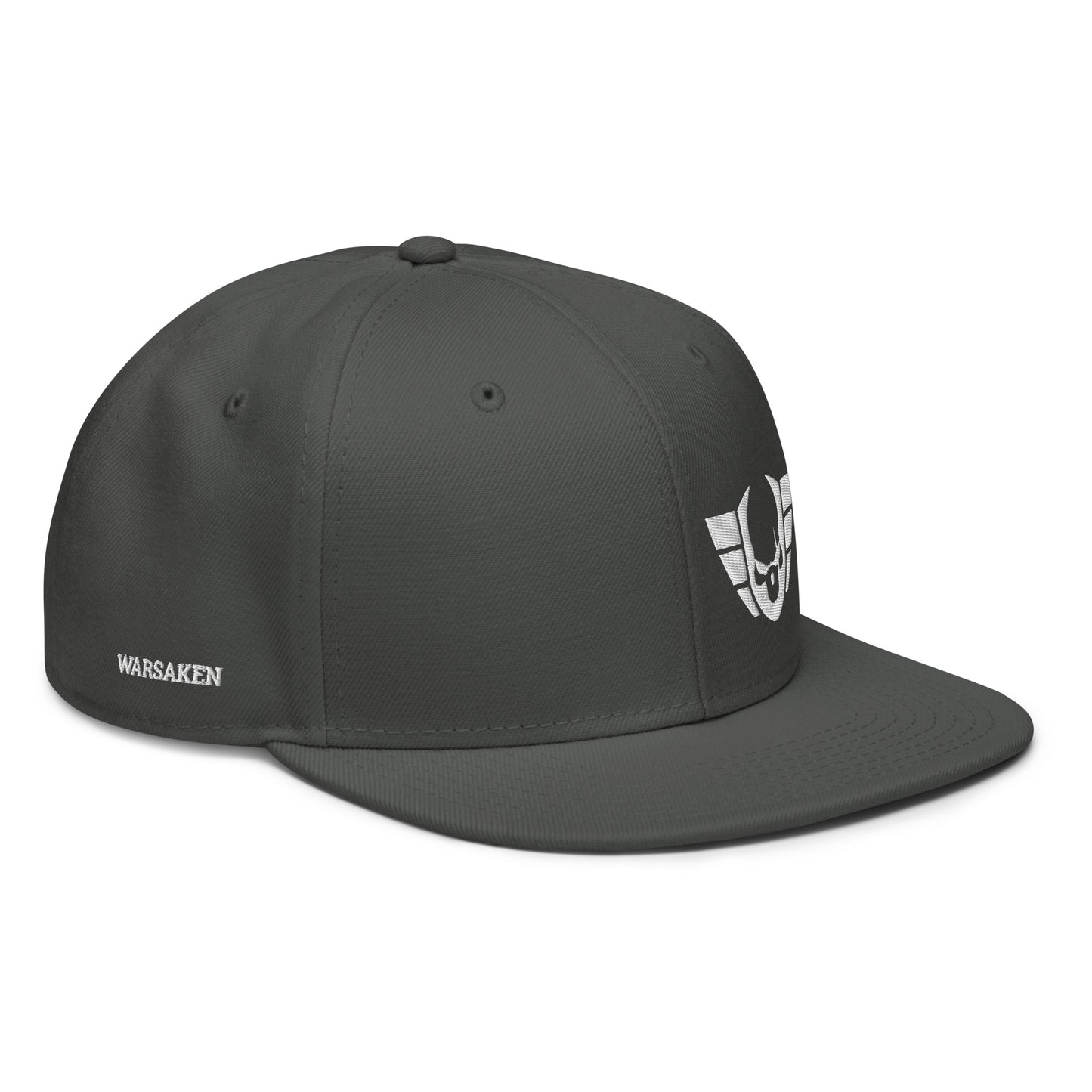 Unisex Warsaken® Hat : Snapback: Logo : Grey