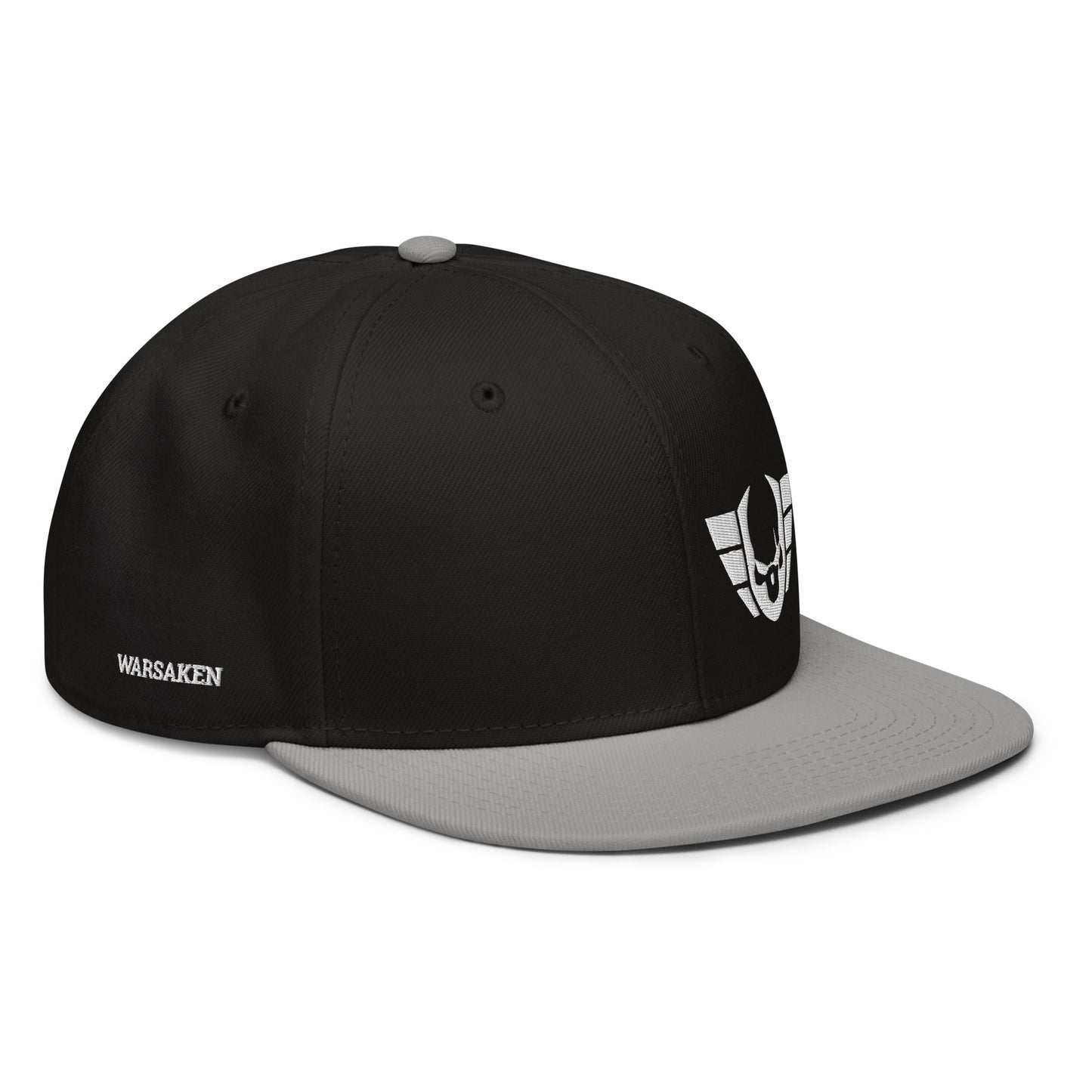 Unisex Warsaken® Hat : Snapback: Logo : Grey