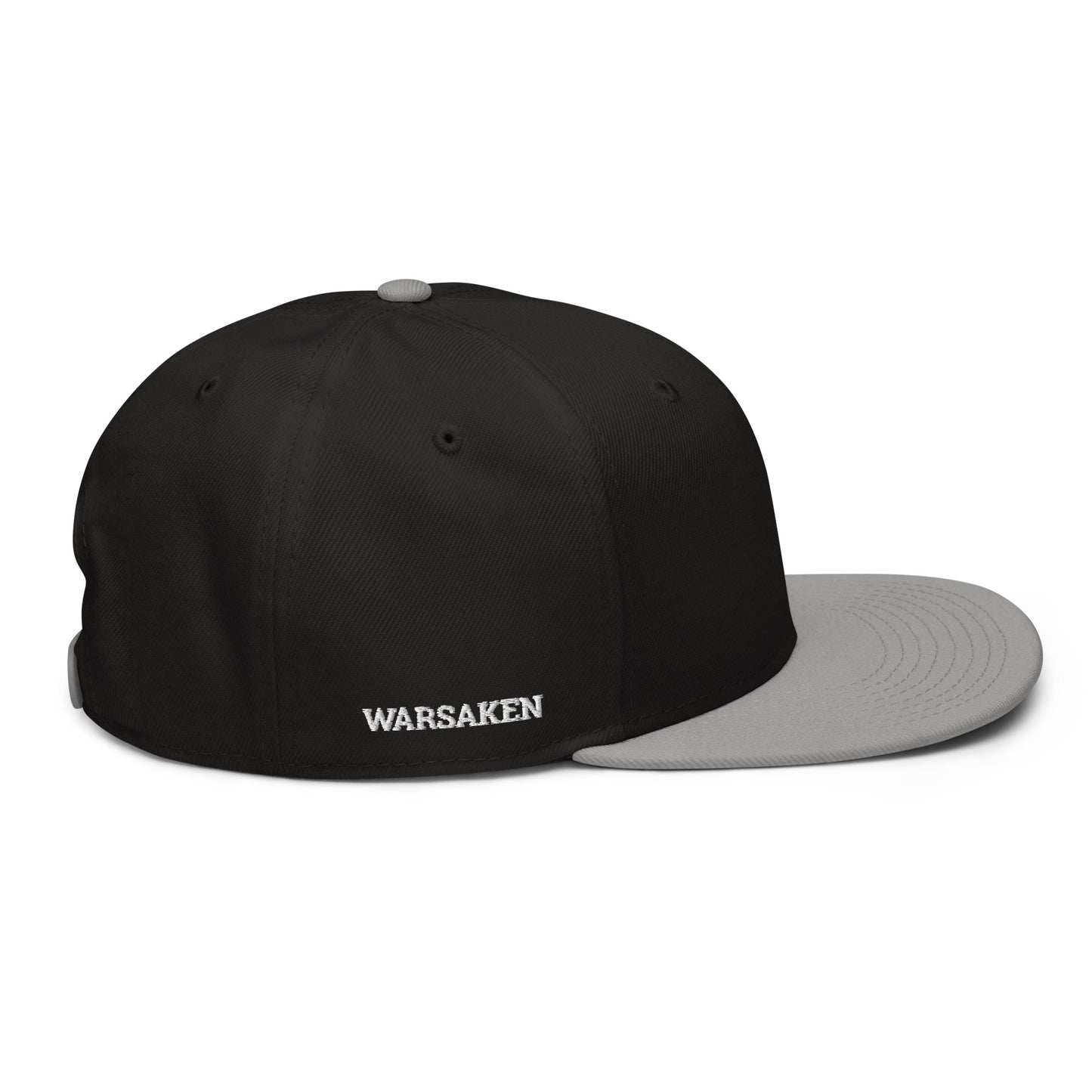 Unisex Warsaken® Hat : Snapback: Logo : Grey