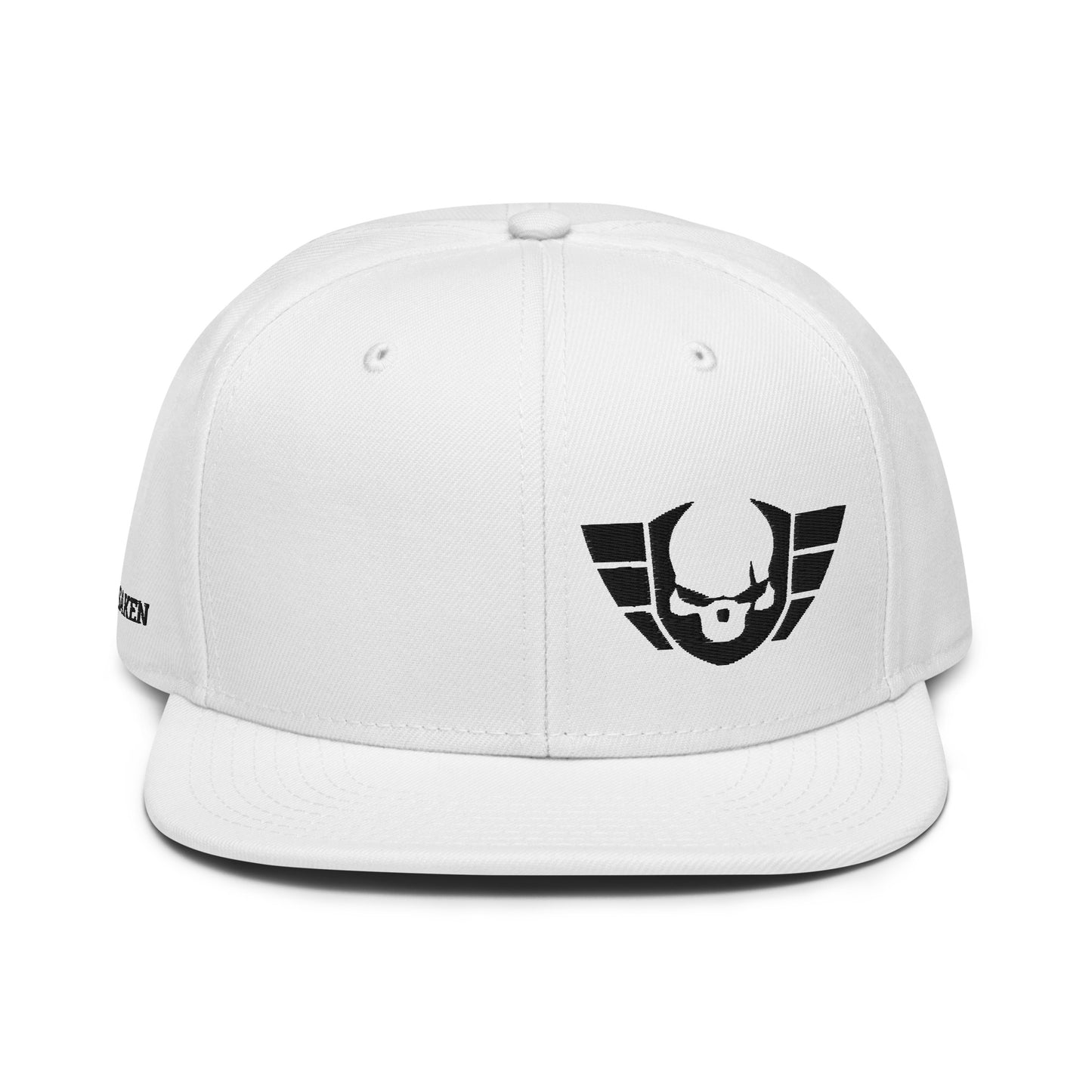 Unisex Warsaken® Hat : Snapback: Logo : White