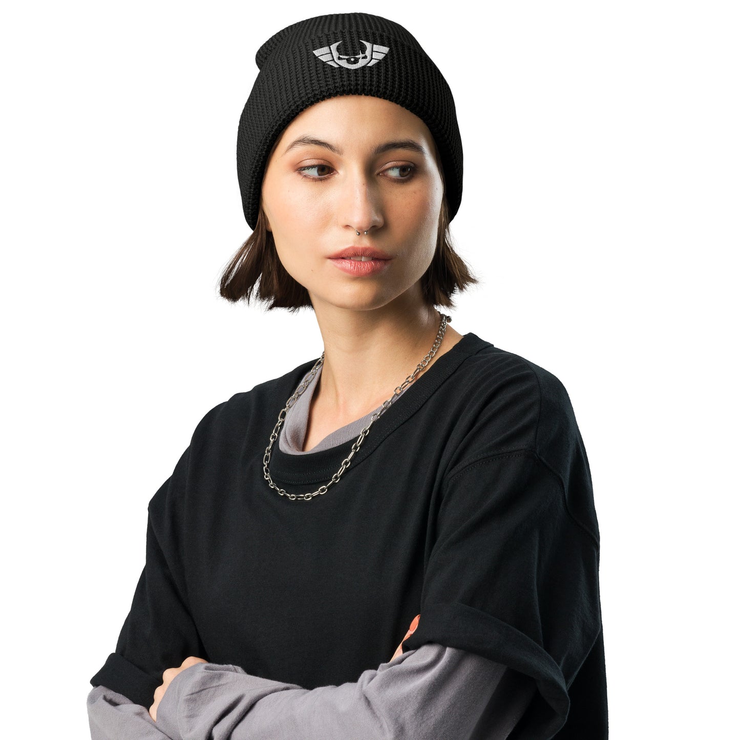 Unisex Warsaken® Beanie : Logo : Black