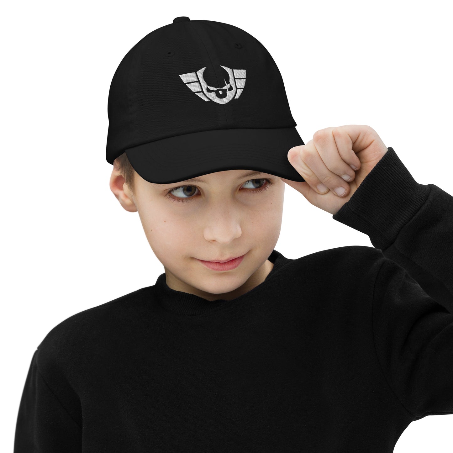 Kids Warsaken® Hat : Vintage : Logo: Black