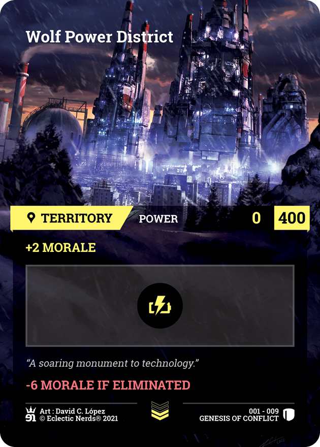 001-009 : Wolf Power District : 1x Foil