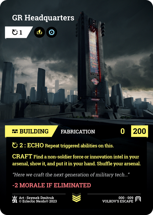 000-009 : GR Headquarters : 1x Foil