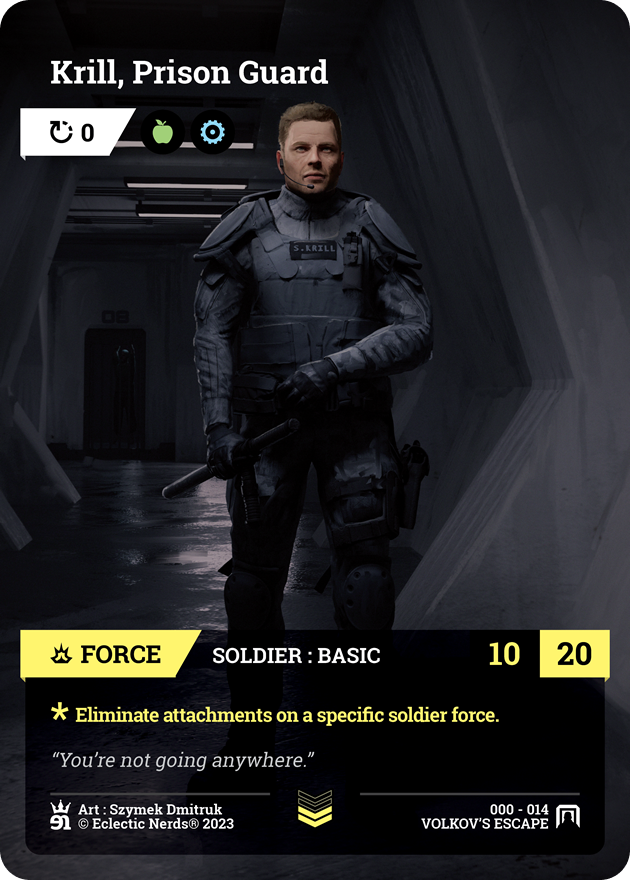 000-014 : Krill, Prison Guard : 1x Foil