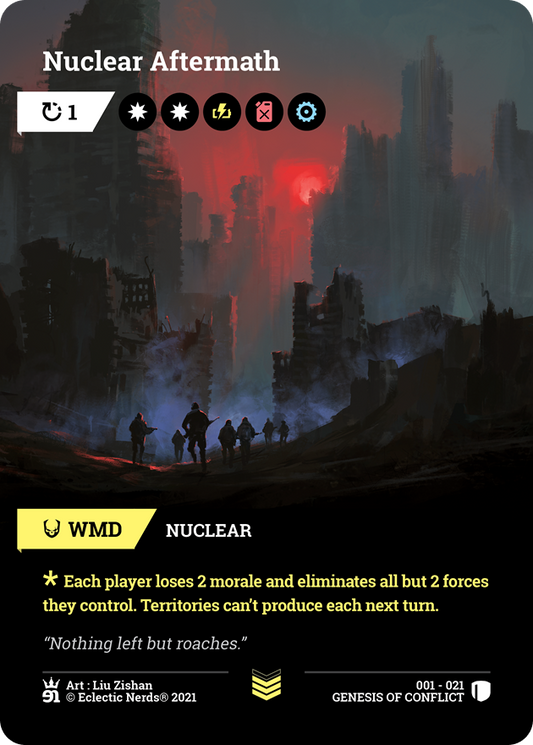 001-021 : Nuclear Aftermath : 1x Foil