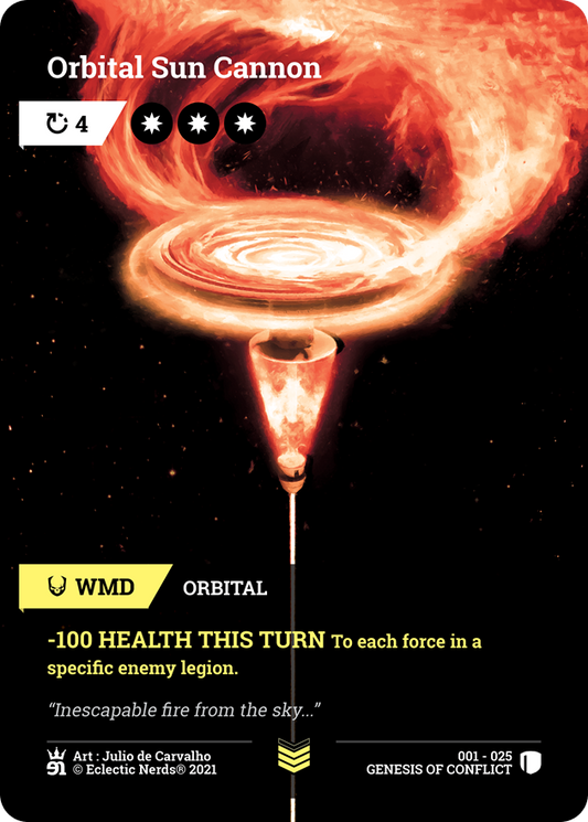 001-025 : Orbital Sun Cannon : 1x Foil