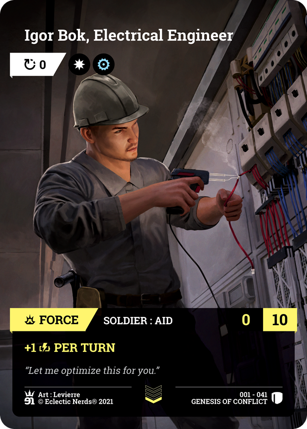 001-041 : Igor Bok, Electrical Engineer : 1x Foil