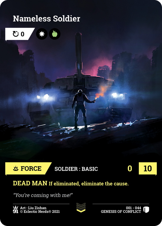 001-044 : Nameless Soldier : 1x Foil