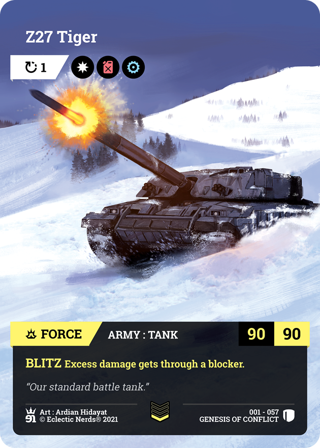 001-057 : Z27 Tiger : 1x Foil