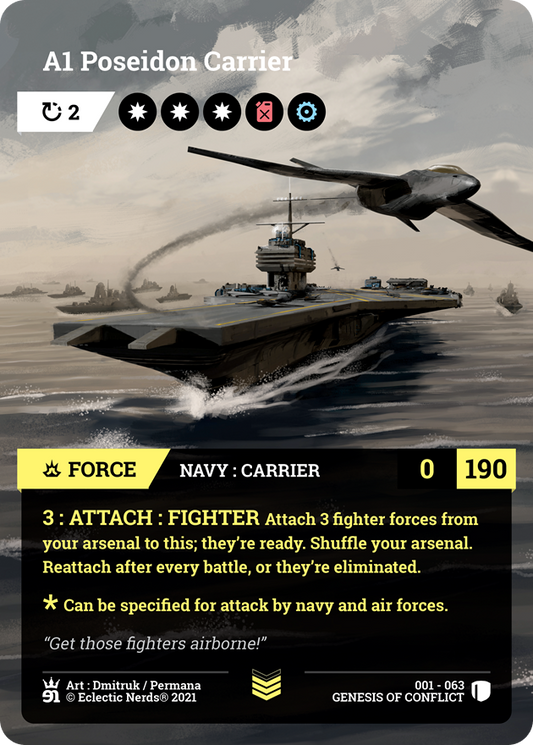 001-063 : A1 Poseidon Carrier : 1x Foil