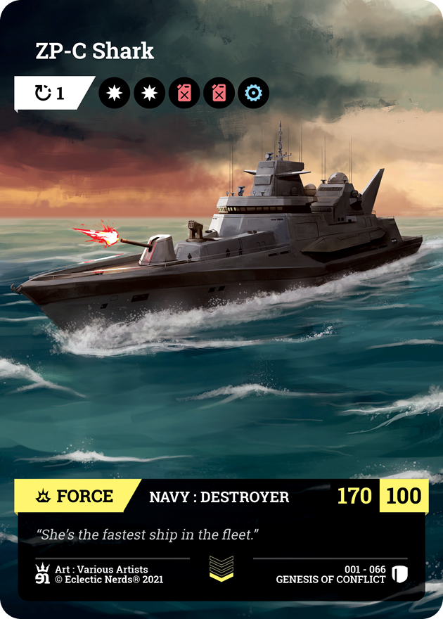001-066 : ZP-C Shark : 1x Foil
